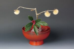 沈丁花・石蕗の穂